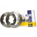 AP Rear J-Hook Brake Discs for Nissan GT-R R35 (pair)