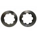 AP Rear J-Hook Brake Discs for Nissan GT-R R35 (pair)