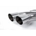 Milltek Sport Downpipe-back Resonated (quieter). Polished OEM-Style Tips