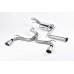 Milltek Sport Cat-back Exhaust 3-inch 'Race' System - Titanium GT-100 Trims