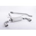 Milltek Sport Secondary Cat-back Exhaust Non-resonated (louder). Brushed Titanium Tips Toyota GT86 & Subaru BRZ